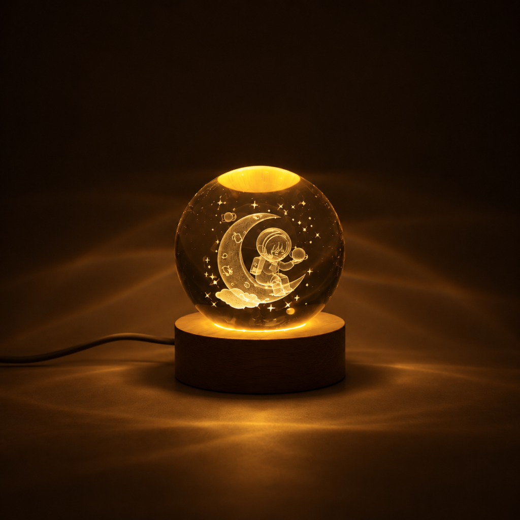 Aurmio Astrora Crystal Ball Lamp